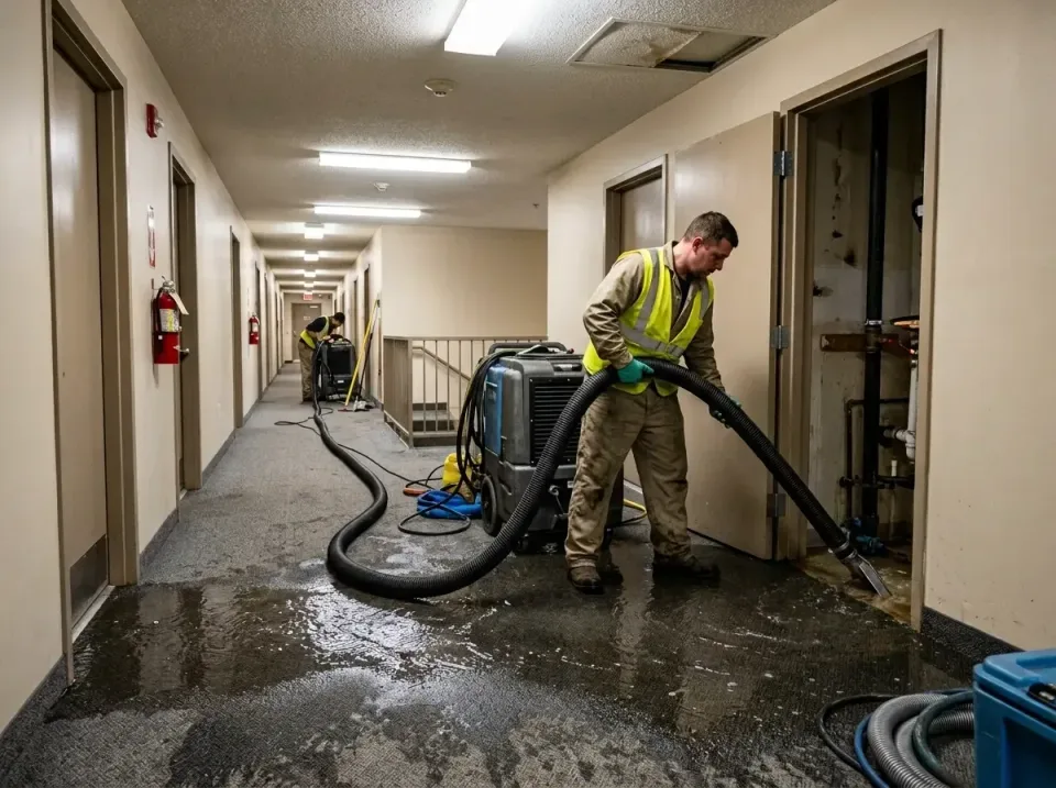 multi-unit-apartment-hallway-f-005 — frequently asked questions, Emergency Burst Pipe Water Extraction & Removal in Grantley…
